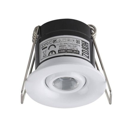 LED Mini Spotlampe SILVIA 1W Weiß Rund Weiß 4200K