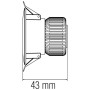 LED Einbaustrahler VANESSA-5 5W 6400K Weiß