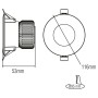 Led Einbaustrahler LUCIA-20 20W 6400K Weiß
