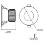 Led Einbaustrahler LUCIA-30 30W 6400K Weiß