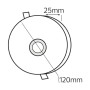 LED Einbaustrahler 2in1 Downlight VALENTINA-12 12W 2CCT 3000K-6500K weiß