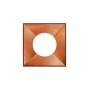 Quadratischer Reflektor für Salsa-SQ/L, REFLEX/SQ-L 80x80 mm GU10 Kupfer