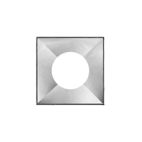 Quadratischer Reflektor für Salsa-SQ/L, REFLEXSQ-L 80x80 mm GU10 Chrom