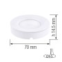 LED Downlight LUNA 3W 4200K Weiß