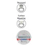LED Tag&Nacht Sensor&Bewegungsmelder Downlight MARTHA-18PRO CCT Einstellbar 18W Schwarz