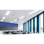 LED Panel 120x30cm SET inkl. Einbaurahmen & Befestigungsset ZODIAC-36 36W 6400K
