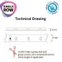 5m LED-Streifen REN Rot 12V DC IP65 Wasserdicht