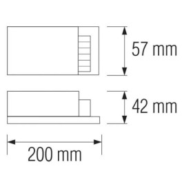 Schlanker LED-Treiber 100W VEGA-100 8,5A