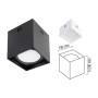 LED Flächenleuchte SANDRA-SQ10/XL 10W weiß 4200K