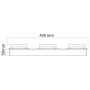LED Deckenleuchte LIKIA-6 6x5W Chrom 4000K