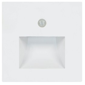 Treppenhaus-Einbauleuchte LED mit PIR-Sensor DIAMOND 1W WEISS 4200K 110-265V