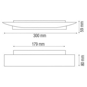 LED Wandleuchte RODOS-6 6W Weiß 4000K