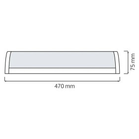 LED Deko-Beleuchtung Spiegel- und Bilderleuchte SWIFT-12 12W Chrom 4200K