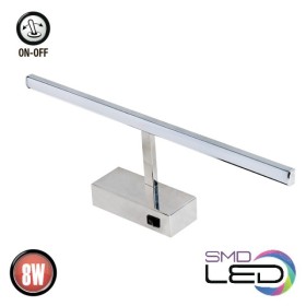 LED Dekobeleuchtung Spiegel- und Bilderleuchte CANARY-8 8W Schwarz 4200K