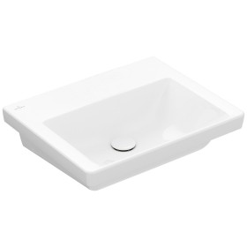 Villeroy & Boch Subway 3.0 Lavabo 55 cm, senza foro rubinetto, senza troppo pieno