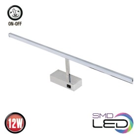 LED Dekobeleuchtung Spiegel- und Bilderleuchte CANARY-12 12W Schwarz 4200K