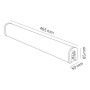 LED Bilder- und Spiegelleuchte TOYGAR-12 12W 4200K Chrom