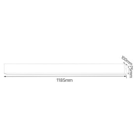 LED Linear Pendelleuchte FORTUNE10-80 80W schwarz