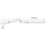LED-Leistenlampe linear OMEGA-9 9W 6400K 60CM