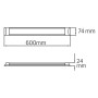 LED-Lichtleiste TETRA-18 18W 60CM