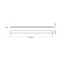 LED-Lichtleiste TETRA-54 54W 150CM
