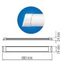 LED Lichtleiste TETRA/SQ-27 27W 6400K 60CM