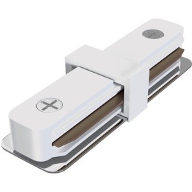 Schienenlichtverbinder GERADE Verbinder / Max. 16A, Weiß
