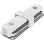 Schienenlichtverbinder GERADE Verbinder / Max. 16A, Weiß