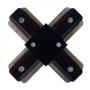 Schienenleuchtenverbinder Х-Connector / Max. 16A, Schwarz