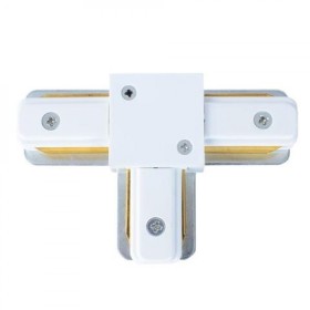 Schienenleuchtenverbinder T-Verbinder / Max. 16A, Weiß