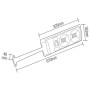 LED Solar Straßenlaterne COMPACT-20 20W 6400K Schwarz