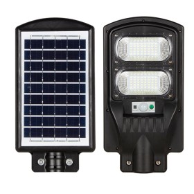 LED Solar Straßenlaterne GRAND-100 100W 6400K Schwarz