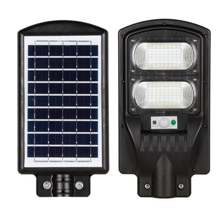LED Solar Straßenlaterne GRAND-100 100W 6400K Schwarz