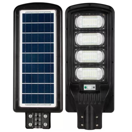 LED Solar Straßenlaterne GRAND-200 200W 6400K Schwarz
