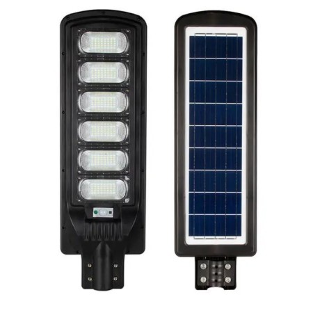 LED Solar Straßenlaterne GRAND-300 300W 6400K Schwarz