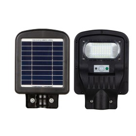 LED Solar Straßenlaterne GRAND-50 50W 6400K Schwarz