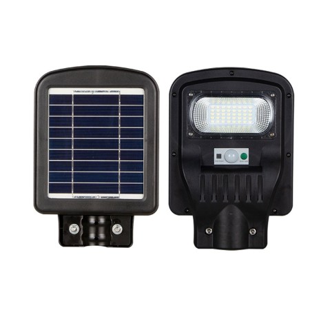 LED Solar Straßenlaterne GRAND-50 50W 6400K Schwarz