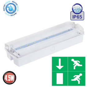 LED Notleuchte mit Aufkleber-Set HENRY 4,5W 30.000 Stunden