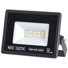 LED Flutlicht-Aussenstrahler LEON-10 10W Schwarz 6400K IP65