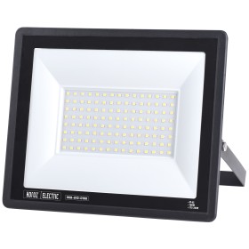 LED Flutlicht-Aussenstrahler LEON-100 100W Schwarz 6400K IP65
