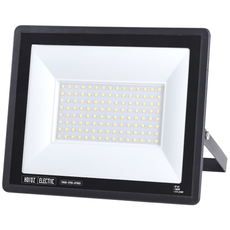 LED Flutlicht-Aussenstrahler LEON-100 100W Schwarz 6400K IP65