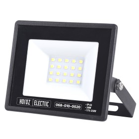 LED Flutlicht-Aussenstrahler LEON-20 20W Schwarz 6400K IP65
