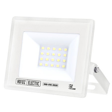 LED-Projektor-Strahler LEON-20 20W Weiß 6400K IP65