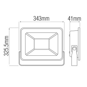 Projecteur LED LEON-200 200W Blanc 6400K IP65