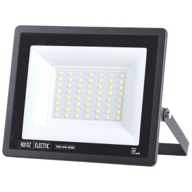 LED Flutlicht-Aussenstrahler LEON-50 50W Schwarz 6400K IP65