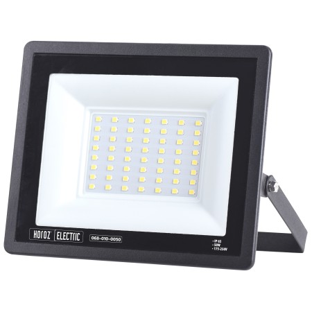 LED Flutlicht-Aussenstrahler LEON-50 50W Schwarz 6400K IP65