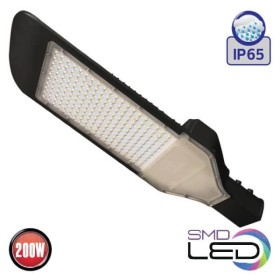LED Straßenlaterne ORLANDO-200 200W 6400K Schwarz