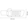 LED-Straßenlaterne ORLANDO-30 30W 6400K Schwarz