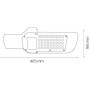 LED-Straßenlaterne ORLANDO-50 50W 6400K Schwarz