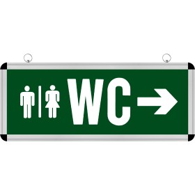 Led WC-Leuchte ROBSON 3W WC Rechts-Links